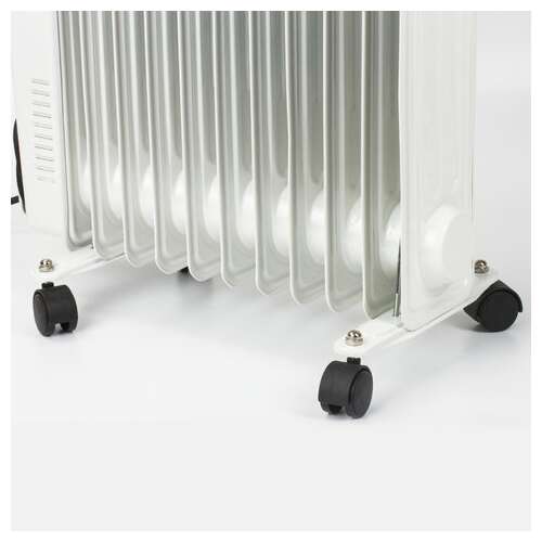  Обогреватель масляный sonnen dfs-11, 2500 вт, 11 секций, белый, 453500 | Масляные обогреватели