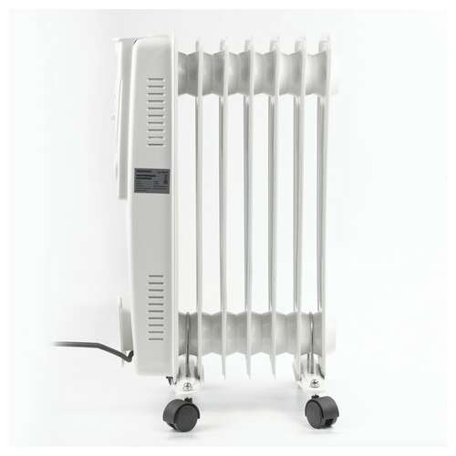  Обогреватель масляный sonnen dfs-07, 1500 вт, 7 секций, белый, 453498 | Масляные обогреватели