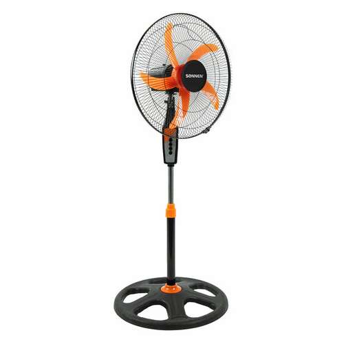  Вентилятор напольный, 3 режима, sonnen tf-50w-45-а304, d=45 см, 50 вт, черный, 454789, fs-45-a304 | Вентиляторы