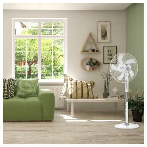  Вентилятор напольный, 3 режима, ballu bff-802, d=43 см, 45 вт, белый, нс-1236005 | Вентиляторы