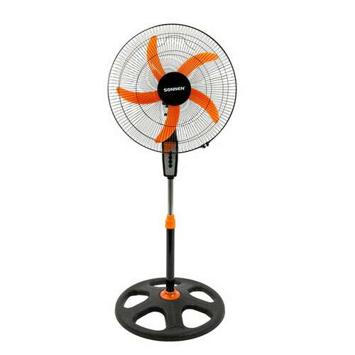  Вентилятор напольный, 3 режима, sonnen tf-50w-45-а304, d=45 см, 50 вт, черный, 454789, fs-45-a304 | Вентиляторы