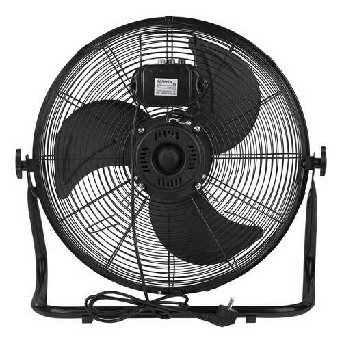  Вентилятор напольный повышенной мощности sonnen fe-45a, d=45 см, 120 вт, 3 скорости, черный, 455734 | Вентиляторы