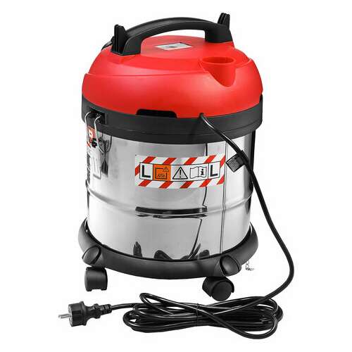  Пылесос хозяйственный зубр пу-20-1400, 1400 вт, сухая/влажная уборка, сила всасывания 300 вт, бак 20 л, пу-20-1400 м3 | Пылесосы промышленные