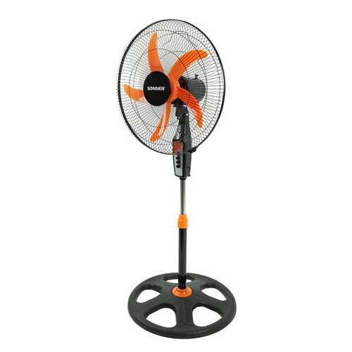  Вентилятор напольный, 3 режима, sonnen tf-50w-45-а304, d=45 см, 50 вт, черный, 454789, fs-45-a304 | Вентиляторы