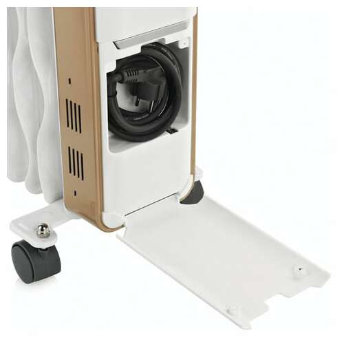  Обогреватель масляный electrolux eoh/m-9157, 1500 вт, 7 секций, белый/золотистый, нс-1100762 | Масляные обогреватели