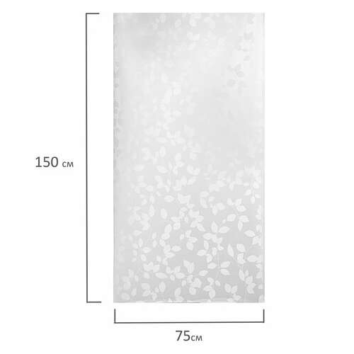  Пленка на окно самоклеящаяся статическая без клея солнцезащитная 75х150 см "листья" daswerk, 608580 | Пленки солнцезащитные для окон