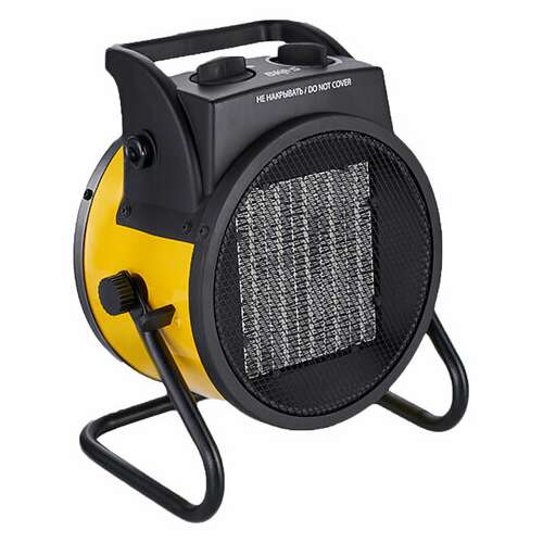  Тепловая пушка электрическая ballu bkr-5, 3000 вт, 220 b, терморегулятор, круглая, желтая, нс-1509429 | Тепловые пушки