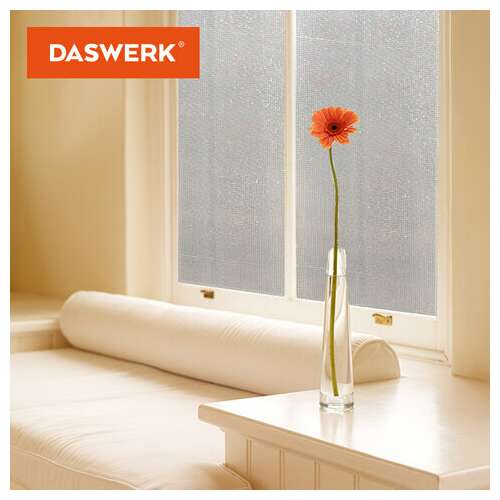  Пленка на окно самоклеящаяся статическая без клея солнцезащитная 75х150 см "пиксели" daswerk, 608577 | Пленки солнцезащитные для окон