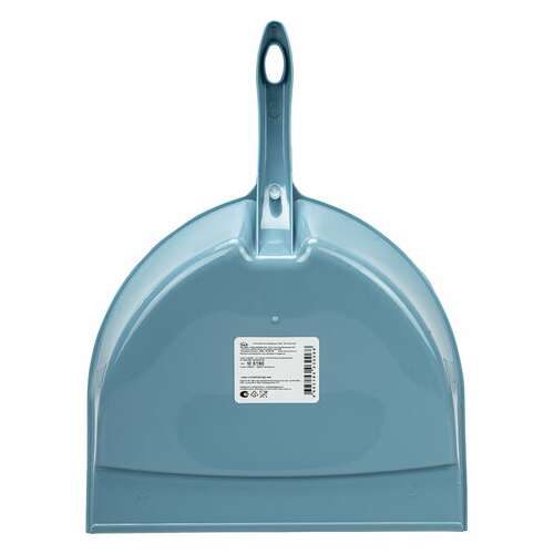  Совок для мусора, низкая рукоятка, пластик, серо-голубой, ассорти, "идеал", эконом idea, м 5190 | Совки