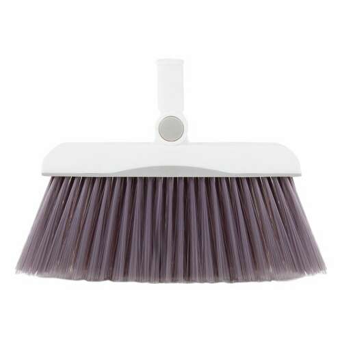  Совок для мусора + щетка на длинных рукоятках, 81 см, бело-серый, разборный, laima, 608953 | Совки