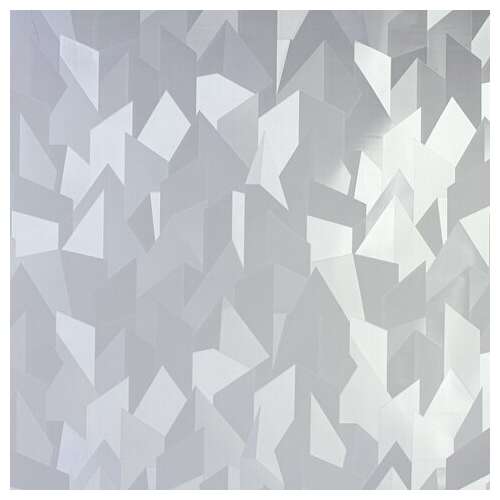  Пленка на окно самоклеящаяся статическая без клея солнцезащитная 75х150 см "льдины" daswerk, 608589 | Пленки солнцезащитные для окон