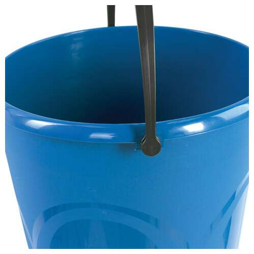  Ведро 12 л, без крышки, пластиковое, пищевое, с узором, цвет синий, мерная шкала, laima, 603894 | Ведра хозяйственные