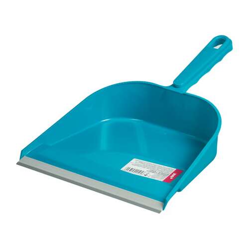  Совок для мусора, низкая рукоятка, резиновая кромка, ширина 23 см, пластик, цвет ассорти, york, 61020 | Совки