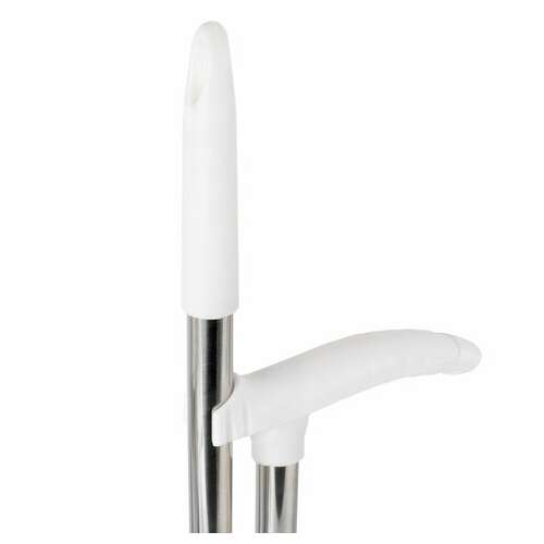  Совок для мусора + щетка на длинных рукоятках, 81 см, бело-серый, разборный, laima, 608953 | Совки