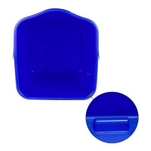  Ведро универсальное 25 л, синее, подходит для уборочных тележек, уборки, хранения, пластик, 609756, 25ec/6 | Ведра хозяйственные