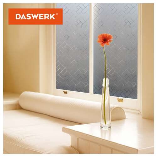  Пленка на окно самоклеящаяся статическая без клея солнцезащитная 75х150 см "пазл" daswerk, 608582 | Пленки солнцезащитные для окон