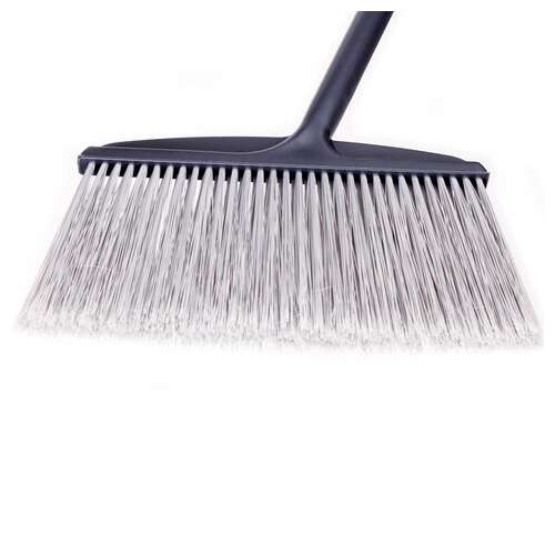  Совок для мусора + щетка, рукоятки 80 см, "большой", для улицы, цеха, офиса, серый, laima professional, 606663 | Совки