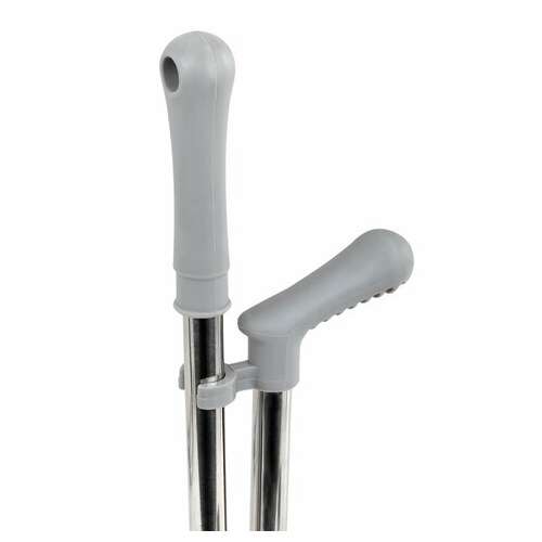  Совок для мусора + щетка на длинных рукоятках 77 см (металл), бело-серый, разборный, laima, 608947 | Совки