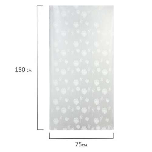  Пленка на окно самоклеящаяся статическая без клея солнцезащитная 75х150 см "одуван" daswerk, 608583 | Пленки солнцезащитные для окон