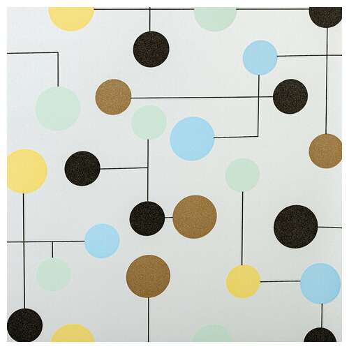  Пленка на окно самоклеящаяся статическая без клея солнцезащитная 75х150 см "шарики" daswerk, 608593 | Пленки солнцезащитные для окон