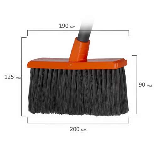 Совок для мусора + щетка, рукоятки 80 см, пластик, "ленивка", idea, м5177, м 5177  Совок для мусора + щетка, рукоятки 80 см, пластик, "ленивка", idea, м5177, м 5177 | Совки