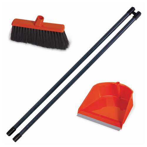 Совок для мусора + щетка, рукоятки 80 см, пластик, "ленивка", idea, м5177, м 5177  Совок для мусора + щетка, рукоятки 80 см, пластик, "ленивка", idea, м5177, м 5177 | Совки