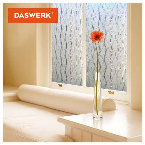  Пленка на окно самоклеящаяся статическая без клея солнцезащитная 75х150 см "пламя" daswerk, 608592 | Пленки солнцезащитные для окон