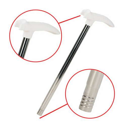  Совок для мусора + щетка на длинных рукоятках, 81 см, бело-серый, разборный, laima, 608953 | Совки