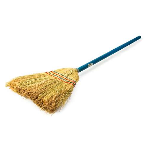  Веник-метла сорго laima 1, натуральный, прошивной, с деревянным черенком 95 см, средний, 360х280 мм, 601336 | Веники