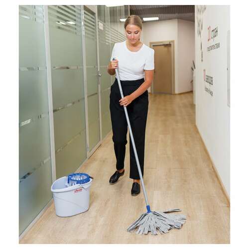  Ведро vileda "супер-моп", с системой отжима для веревочных и ленточных мопов, овальное, объем 10 л, 122705 | Ведра хозяйственные