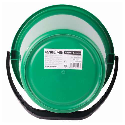 Ведро 10 л, без крышки, пластиковое, хозяйственное, усиленное, цвет ассорти, мерная шкала, laima, 603895  Ведро 10 л, без крышки, пластиковое, хозяйственное, усиленное, цвет ассорти, мерная шкала, laima, 603895 | Ведра хозяйственные