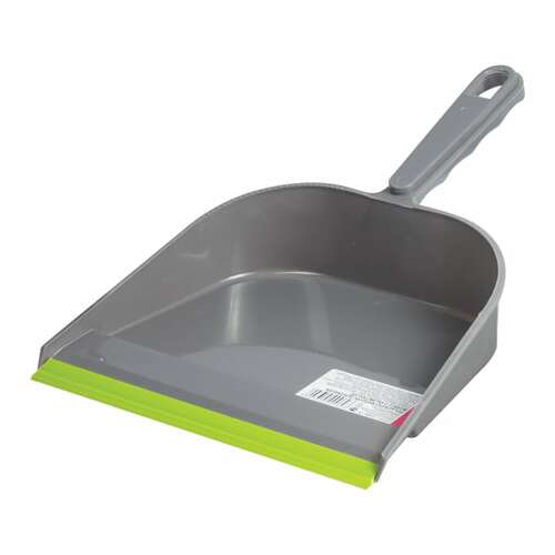  Совок для мусора, низкая рукоятка, резиновая кромка, ширина 23 см, пластик, цвет ассорти, york, 61020 | Совки