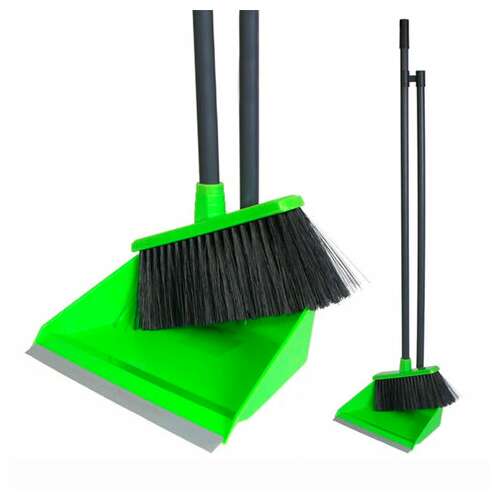 Совок для мусора + щетка, рукоятки 80 см, пластик, "ленивка", idea, м5177, м 5177  Совок для мусора + щетка, рукоятки 80 см, пластик, "ленивка", idea, м5177, м 5177 | Совки
