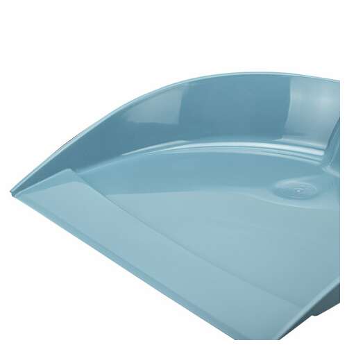  Совок для мусора, низкая рукоятка, пластик, серо-голубой, ассорти, "идеал", эконом idea, м 5190 | Совки