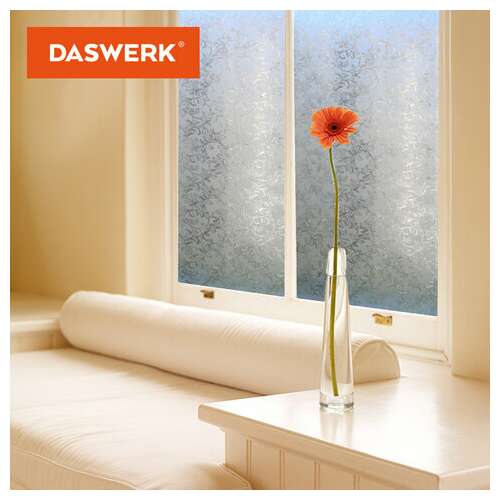  Пленка на окно самоклеящаяся статическая без клея солнцезащитная 75х150 см "дуб" daswerk, 608587 | Пленки солнцезащитные для окон