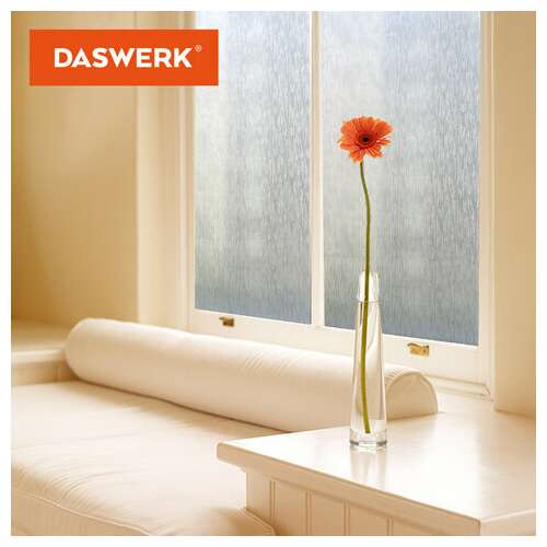  Пленка на окно самоклеящаяся статическая без клея солнцезащитная 75х150 см "карбон" daswerk, 608581 | Пленки солнцезащитные для окон