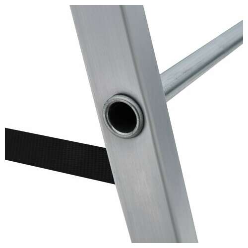  Стремянка алюминиевая 5 ступеней, высота площадки 1,04м, дуга безопасности 0,6м, площадка 26х26см, до 150кг, вес 4кг, новая высота, 1110105 | Лестницы и стремянки