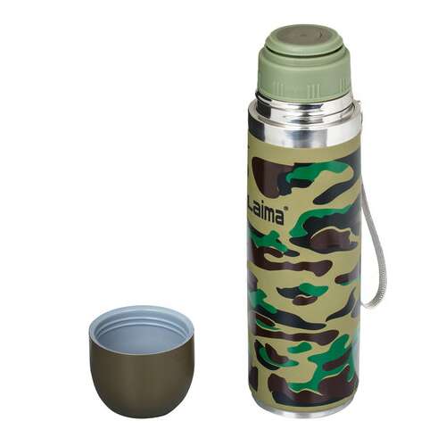 Термос laima с узким горлом, 0,5 л, нержавеющая сталь, хаки, 601409  Термос laima с узким горлом, 0,5 л, нержавеющая сталь, хаки, 601409 | Термосы