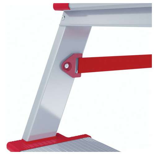  Стремянка алюминиевая 5 широких ступеней 13 см, площадка 1,1 м, нагрузка 225 кг, вес 6 кг, новая высота, 3117105, 5110105/3117105 | Лестницы и стремянки