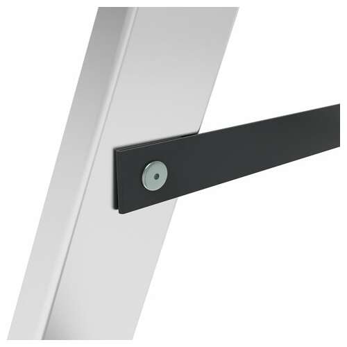  Стремянка алюминиевая двухсторонняя 2х2 ступени, высота площадки 0,43 м, до 150 кг, вес 1,8 кг, новая высота, 1120202 | Лестницы и стремянки