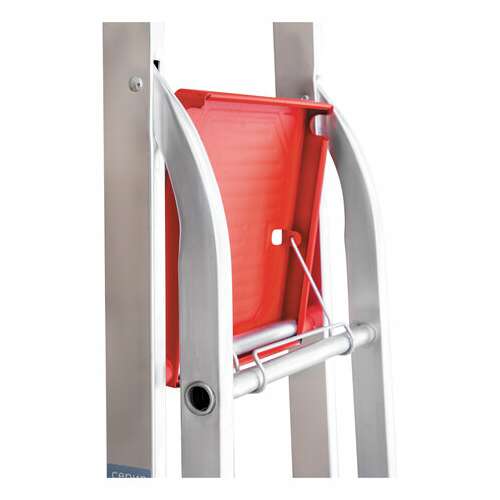  Стремянка алюминиевая 5 широких ступеней 13 см, площадка 1,1 м, нагрузка 225 кг, вес 6 кг, новая высота, 3117105, 5110105/3117105 | Лестницы и стремянки