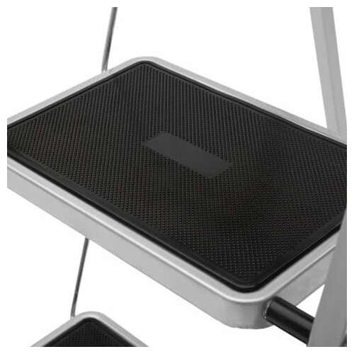  Стремянка стальная класс плюс, 3 широкие ступени 20х30 см, верхняя площадка 69 см, до 120 кг, 123303 | Лестницы и стремянки