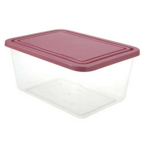  Контейнер 4 л, с крышкой, герметичный, универсальный, хранение и свч, 12,5х19х25 см, idea, м 1455 | Контейнеры для хранения и свч