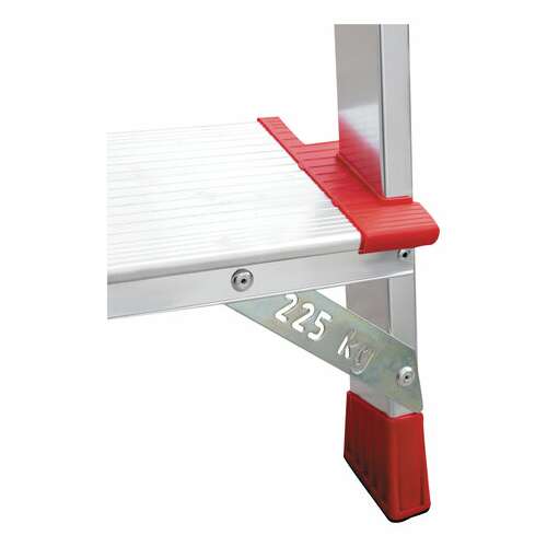  Стремянка алюминиевая 5 широких ступеней 13 см, площадка 1,1 м, нагрузка 225 кг, вес 6 кг, новая высота, 3117105, 5110105/3117105 | Лестницы и стремянки