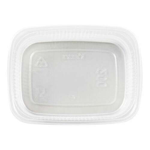  Одноразовый контейнер 200 мл, комплект 100 шт., без крышки, 108х82 мм, прозрачные, пп, юпласт, юупм2613 | Контейнеры одноразовые