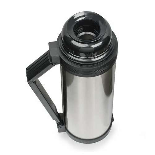  Термос laima классический с узким горлом, 1,8 л, нержавеющая сталь, пластиковая ручка, 601405 | Термосы