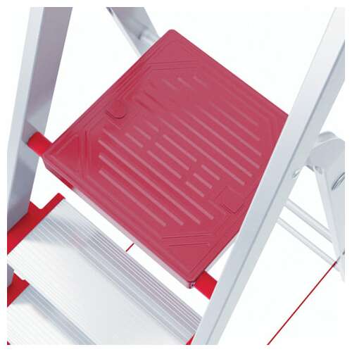  Стремянка алюминиевая 5 широких ступеней 13 см, площадка 1,1 м, нагрузка 225 кг, вес 6 кг, новая высота, 3117105, 5110105/3117105 | Лестницы и стремянки