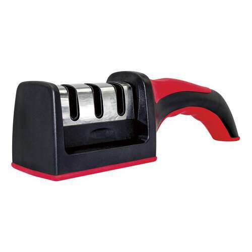  Точилка для ножей (ножеточка) ручная, трёхзонная (грубая, чистовая, шлифовка) daswerk, 608134 | Кухонные аксессуары