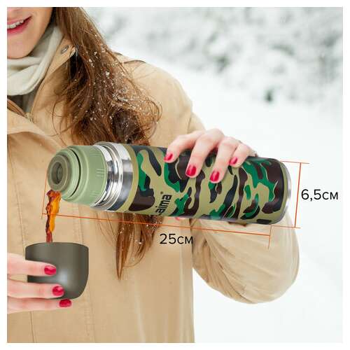 Термос laima с узким горлом, 0,5 л, нержавеющая сталь, хаки, 601409  Термос laima с узким горлом, 0,5 л, нержавеющая сталь, хаки, 601409 | Термосы