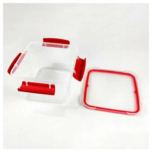  Контейнер с крышкой пищевой 1,7 л герметичный, butterfly, ланч бокс, 11х15,6х15,6 см, прозрачный, 7850699, 437850665 | Контейнеры для хранения и свч